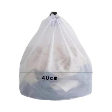 Imagem de Saco Organizador De Malha Para Lavanderia Para Roupas Sujeiras, Sutiãs