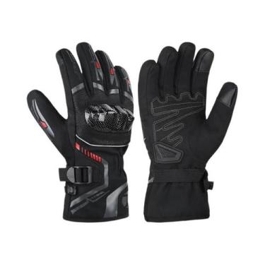 Imagem de Luvas De Motocicleta Impermeáveis E Quentes Para O Inverno Com Isolame