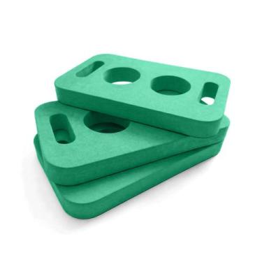 Imagem de Suporte Espaguete Piscina Conector Macarrão EVA Recreação - Kit com 3 