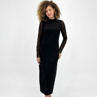 Imagem de Vestido Formitz Midi Tule Manga Longa Feminino-Feminino