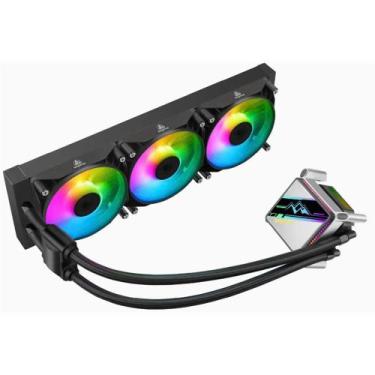 Imagem de Water Cooler Segotep KL, ARGB, 360mm, AMD/Intel, Preto - SEG-WC-KL2360