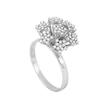 Imagem de Anel em Ouro Branco 18K com Diamantes - AU6258 - BRUNA TESSARO JOIAS, 