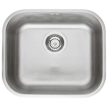 Imagem de Cuba de embutir Tramontina Lavínia 40 BL em aço inox escovado 40x34 cm