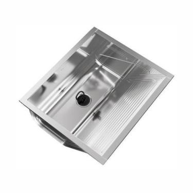 Imagem de Tanque para Lavanderia em Aço Inox de Embutir 500 Polido 60,8x53,6x26,