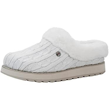 Imagem de BOBS from Skechers Women's Keepsakes Ice Angel Slipper, White, 8.5 M US