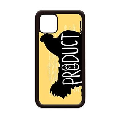 Imagem de Capa com desenho de animal de galinha preta natural para iPhone 12 Pro Max para Apple Mini Mobile Case Shell