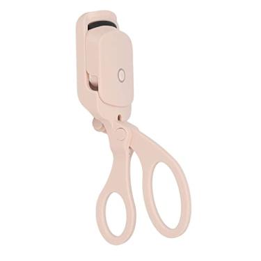Imagem de Modelador de Cílios Aquecido, Modelador de Cílios Elétrico Recarregável, Dispositivo de Curvatura de Silicone para Cílios de Longa Duração Com 2 Engrenagens de Temperatura (Rosa)