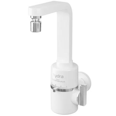 Imagem de Torneira Elétrica Hydra Slim Parede 127V 5500W Branca 4 Temperaturas