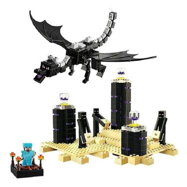 Imagem de Qian Building Blocks O Ender Dragon Modelo Tijolos Conjuntos Presente