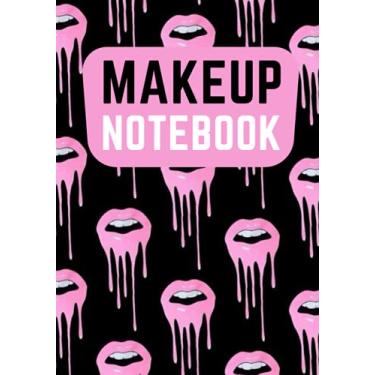Imagem de Makeup Notebook: Basic Face Charts To Practice Makeup 7” x 10" Professional Blank Face Chart for Make-up Artist (120 Pages) for Beauty School ... Teens, maykeup artist gift, Makeup journal