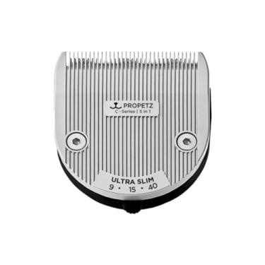 Imagem de Lâmina de Tosa Ultra Slim Aço Inox Premium Pro7 5 em 1 Regulável Nº9 a Nº40 Propetz