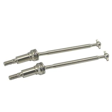 Imagem de Baglaum 2 PeçAs Do Eixo de Acionamento Frontal de Metal CVD QWJ01 para Xinlehong Q901 Q902 Q903 9130 9136 9137 1/16 RC Carro PeçAs de ReposiçãO
