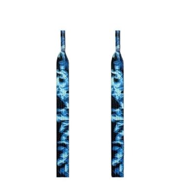 Imagem de Laços Elásticos De Largura Colorida Das Sapatilhas 8mm Dos Cadarços Da Cópia Para Acessórios Dos Tênis De Corrida(Color:Blue,Size:160cm)