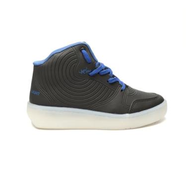 Imagem de Tênis Infantil Kidy Street Star LED Rodinha Preto 32
