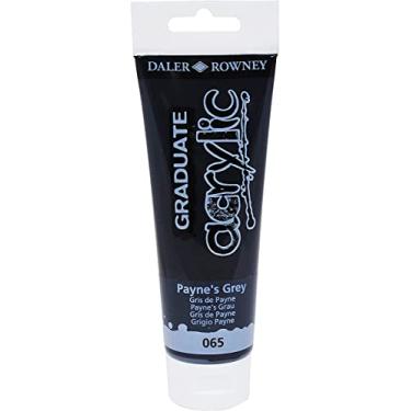 Imagem de DALER ROWNEY Graduate Acrylic, Tinta Acrilica em Bisnaga de 120ml, Cor Cinza de Payne (065)