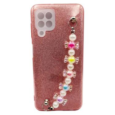 Imagem de Capa Capinha Compatível Com Samsung Galaxy a22 4g tela 6.4 C/ pulseira