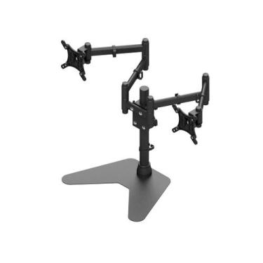 Imagem de Suporte Para 2 Monitores De 10 A 27 Triarticulado  De Mesa - AVATRON