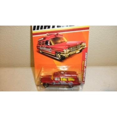 Imagem de MATCHBOX 2011 EMERGENCY RESPONSE RED '63 CADILLAC AMBULANCE, CUSTOM BIONIC REBUILDING UNIT 2 DIE-CAST