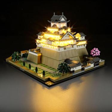 Imagem de Mililier LED Light Kit for Lego Architecture 21060 Himeji Castle Set, Compatible with Lego 21060 Building Blocks Model(Not Include Blocks Set)