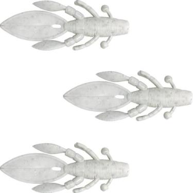 Imagem de Isca Artificial Soft Para Traira Predadora Branca Cart.3pçs - Alligato