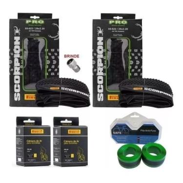 Imagem de Par Pneu Pirelli Scorpion Aro 29x2.20 Mtb +2 Camara +2 Fitas, Scorpion