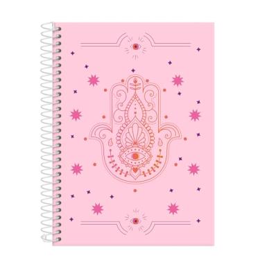 Imagem de Caderno Colegial 20 Matérias Amuleto Mão de Fátima