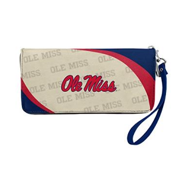 Imagem de Littlearth NCAA Mississippi Ole Miss Rebels Curve Zip Organizer, cor do time, 20 x 10 x 2,5 cm