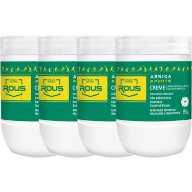Imagem de 4 Arnica Sports Creme Massagem Esportiva 650G D'agua natural - D'Água 