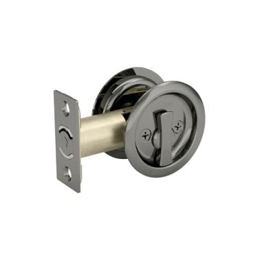 Imagem de Richelieu Hardware Puxador de privacidade para porta com bolso redondo 17RAN42, níquel antigo