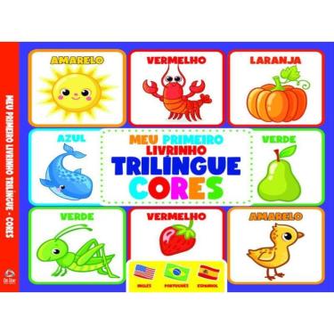 Imagem de Meu Primeiro Livrinho Trilíngue - Cores