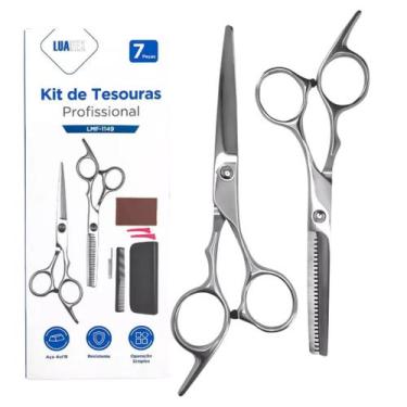 Imagem de Tesouras Pra Corte De Cabelo Profissional - LUATEK