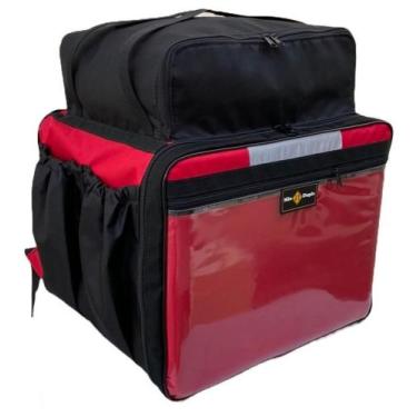 Imagem de Bag CAPA Pizza Bolsão 45L Mão Dupla Vermelho