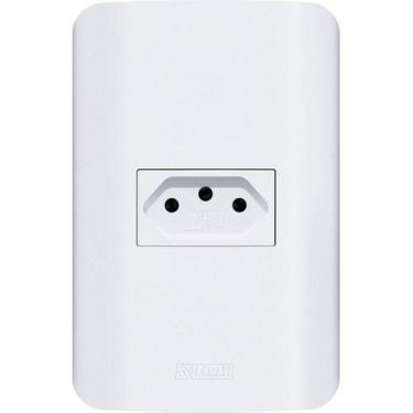 Imagem de Tomadas 10A 20a Teclas Placas 4x2 e 4x4 Interruptores Romazi Linha Can