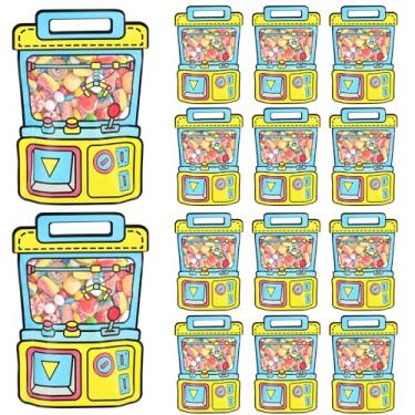 Imagem de EONSUI 30 sacos de plástico com alças, embalagem de presente de desenho animado a granel para festa, casamento, aniversário, chá de bebê, selável para doces, lanches, para crianças, estudantes