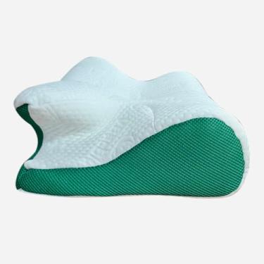 Imagem de Travesseiro Cervical, Travesseiro OrtopéDico MagnéTico Borboleta, Branco, Altura 14 Cm, Resistente