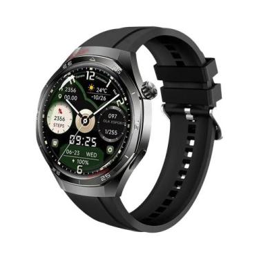 Imagem de Relógio Inteligente Masculino 5 pro GPS NFC Tela HD AMOLED Monitor De 