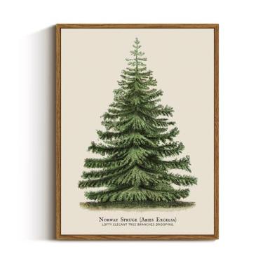 Imagem de Arte de parede VIYYIEA Vintage Christmas Botanical 30x41 cm