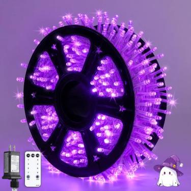 Imagem de String Lights JMEXSUSS 50m 500 LED roxo 8 modos à prova d'água
