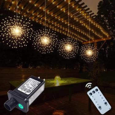 Imagem de Controle remoto Starburst Sphere Lights SHUKAN 800 LED de 8 modos