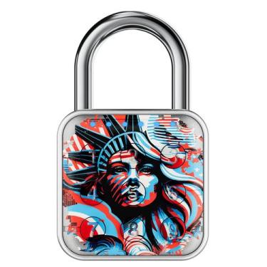 Imagem de Fechadura combinada SURPN Patriotic Liberty para armário e academia