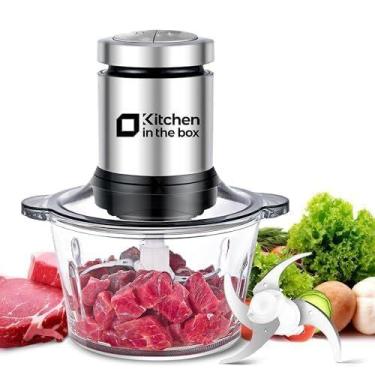 Imagem de Processador de alimentos Cozinha na caixa Taça de vidro 400W 2L - Kitc