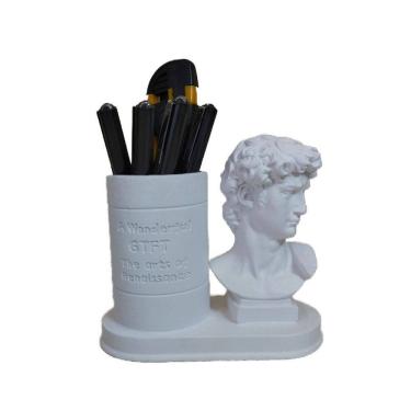 Imagem de Porta-canetas de resina Porta-lápis Pen Pot Desktop Organizer