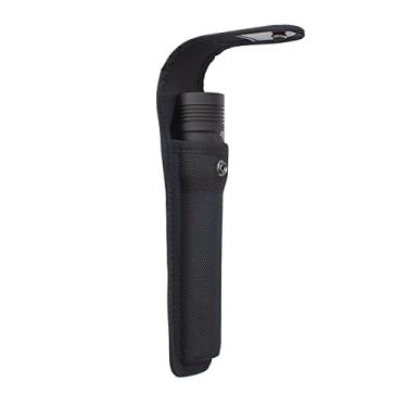 Imagem de Coldre de lanterna tática para lanternas Streamlight Stinger e similares, suporte de lanterna de nylon resistente serve para cinto de serviço de 6 cm, para uso policial, militar e de segurança