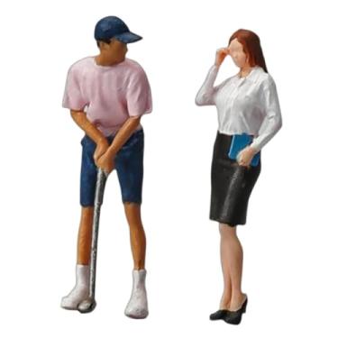 Imagem de Fiocias Figura Humana em Miniatura Na Escala 1:64, Representando Uma Secretária, Pintada à Mão, para Projetos de Artesanato DIY, Decoração de Cenários E Maque