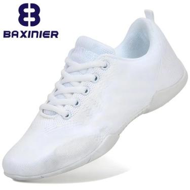 Imagem de Tênis Brancos Para Dança De Cheerleading Para Meninas, Leves, Para Tre