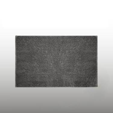 Imagem de Tapete Grande para Banheiro 50x100cm Antiderrapante em Microfibra Luxo – Super Absorvente, Macio e Durável(Cinza Chumbo,1)