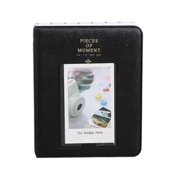 Imagem de Álbum De Fotos Para Instax 8 9 11 12 Mini Evo 64 Fotos para Armazenamento de Fotos, Cartões Postais e Bilhetes de Cinema(PRETO)