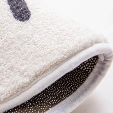 Imagem de aqxreight Capacho Xadrez Antiderrapante Preto e Branco Grade Fofo Tapete de Porta para Banheiros Cozinhas Salas de Estar Morning Glory 40x60 Preserva o Chão e Arranhões Fáceis que Usa Capacho Xadrez