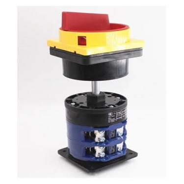 Imagem de LW26-125GS Distribuição de Energia Porta de Armário Corte Base Interloque Interruptor de Came Isolador Montado em Trilho DIN 125A 690V