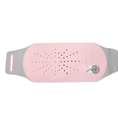 Imagem de Cinta De Aquecimento Alivio Cólica Menstrual Almofada Esquenta Rosa